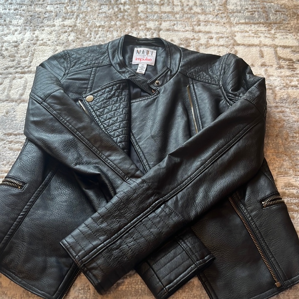 Womens leather jacket